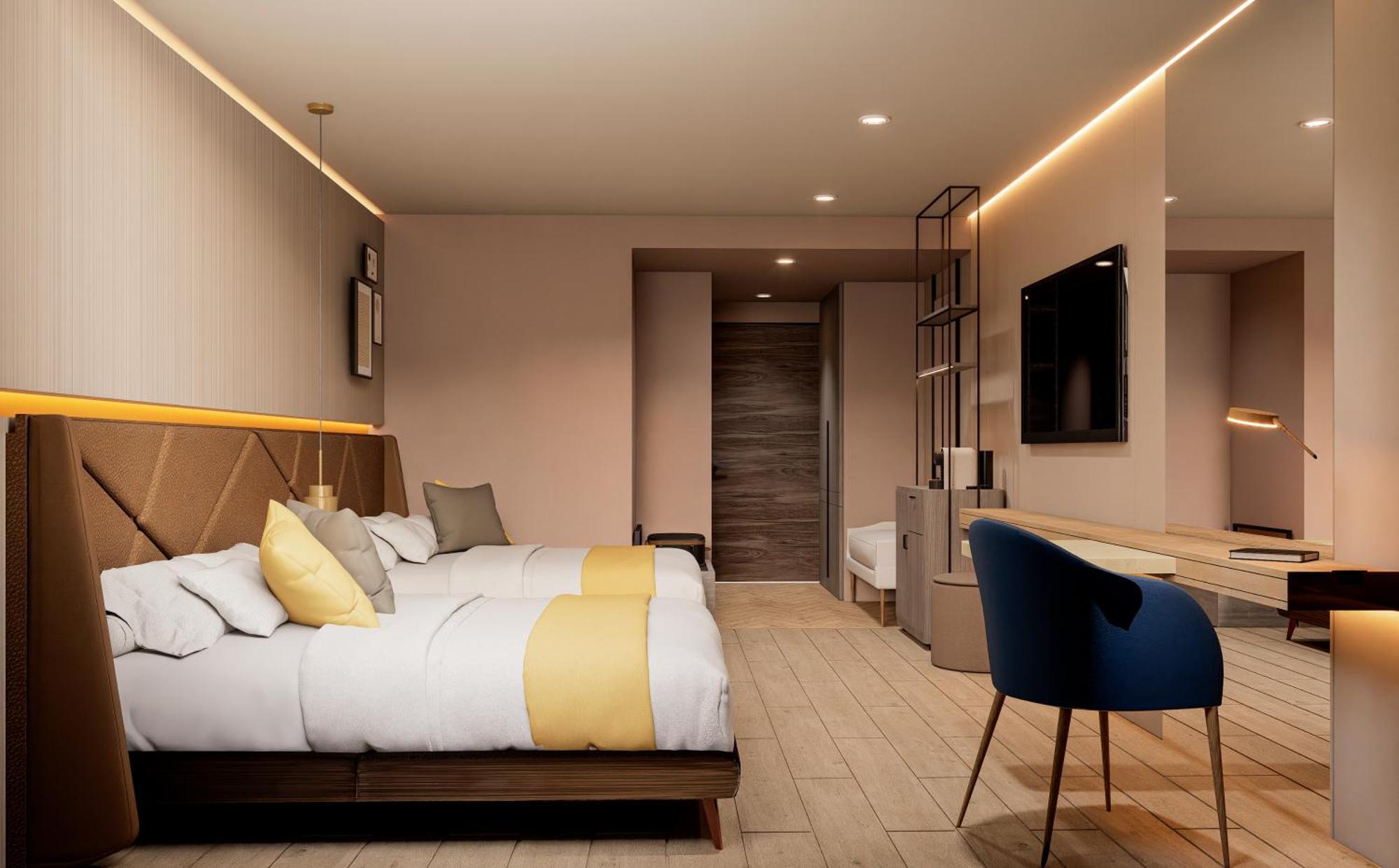 Habitación Doble Estándar con 2 camas grandes