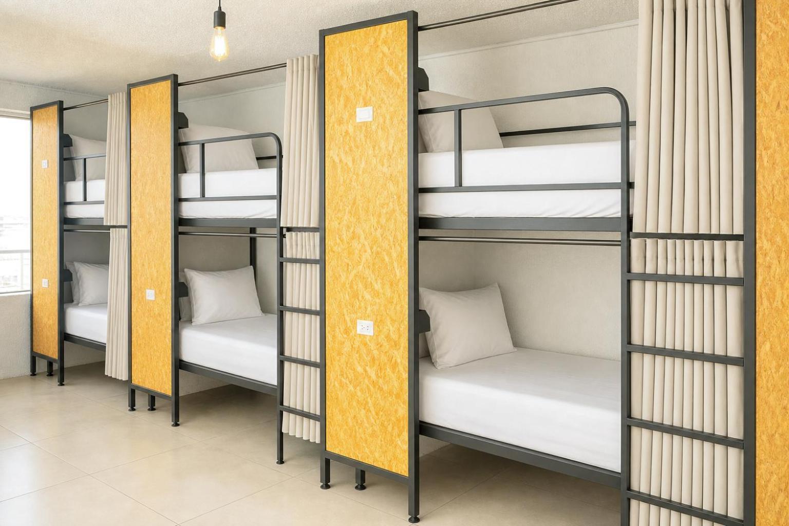 Bed in 6 Bed Dormitory Room