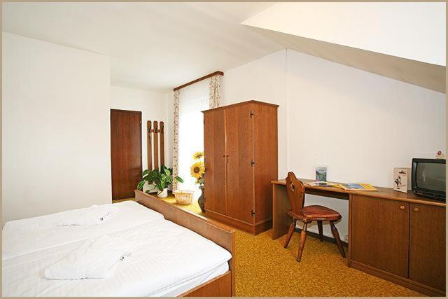 Doppel-/Zweibettzimmer mit Dusche