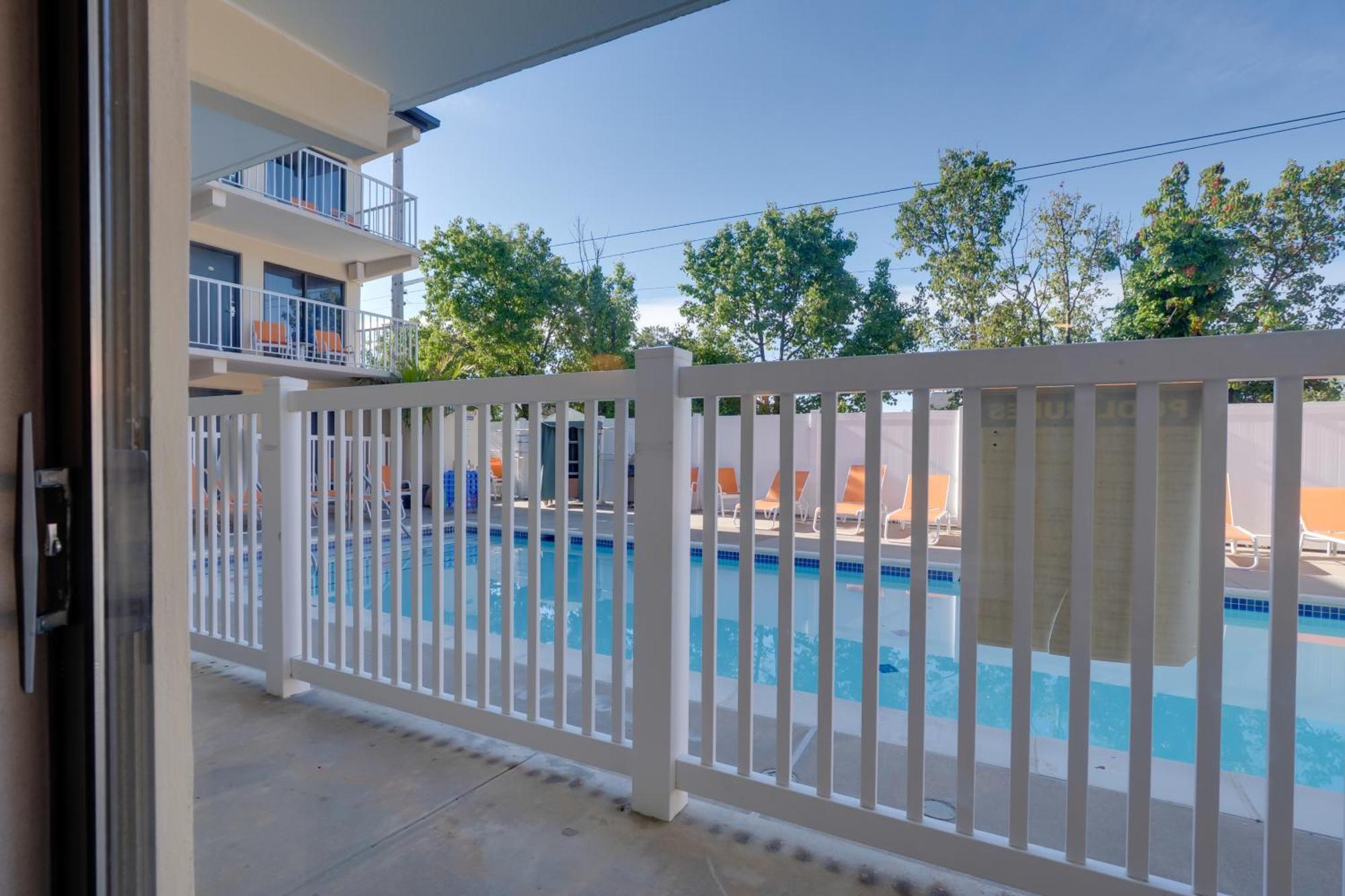 King Room Sleeper Sofa Pool View