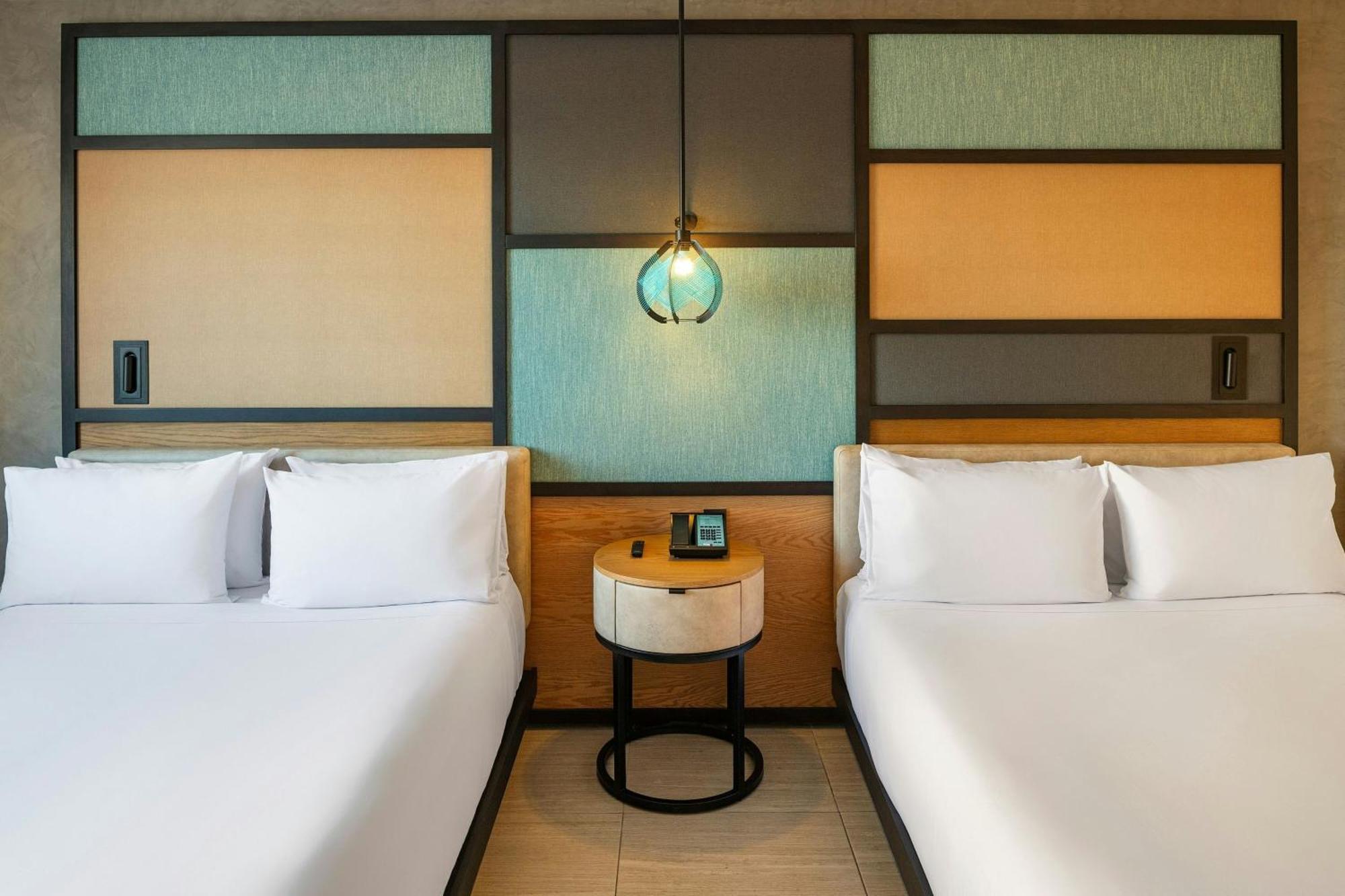 Aloft Partial View Guest room 2 Queen Complimentary open bar
