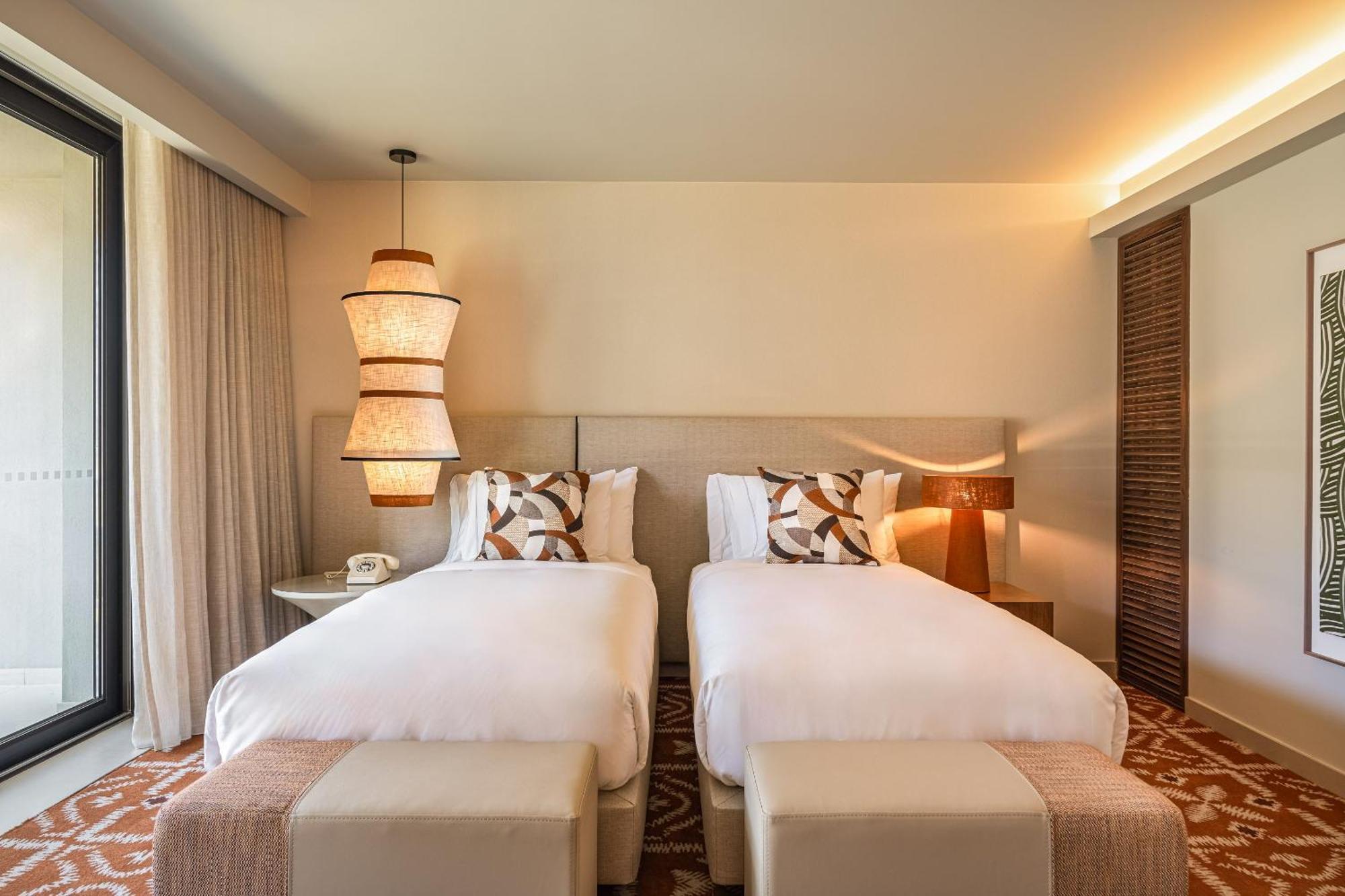 Premium Twin Room Two Twin Beds Balcony Resort View