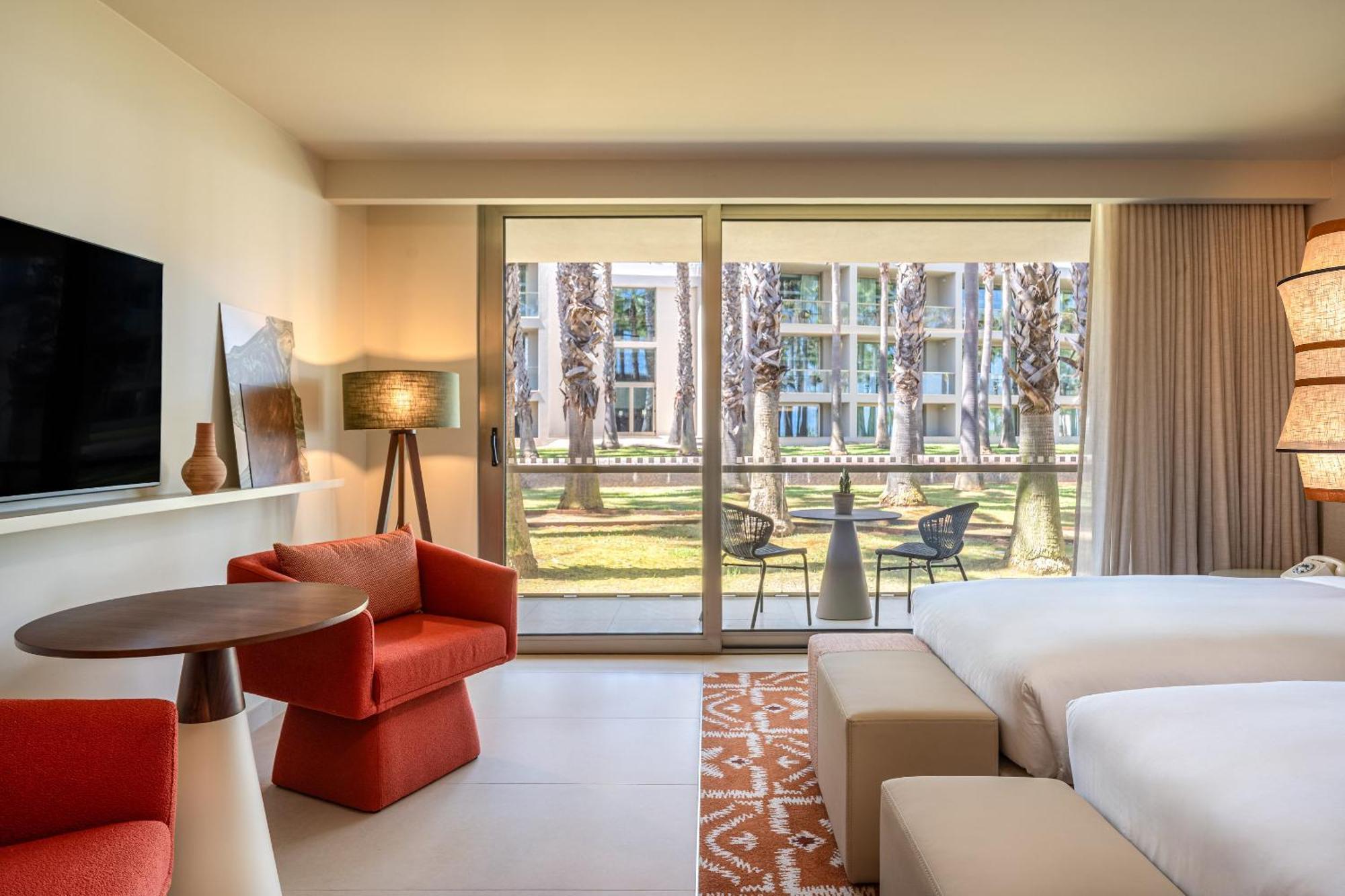 Premium Twin Room Two Twin Beds Balcony Resort View