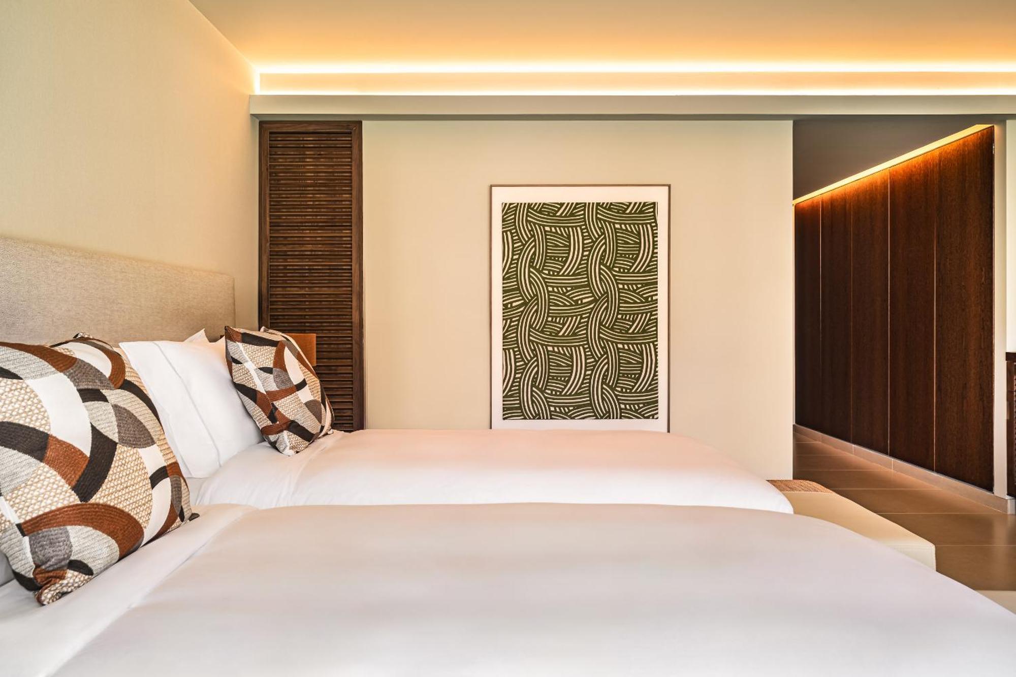 Premium Twin Room Two Twin Beds Balcony Resort View