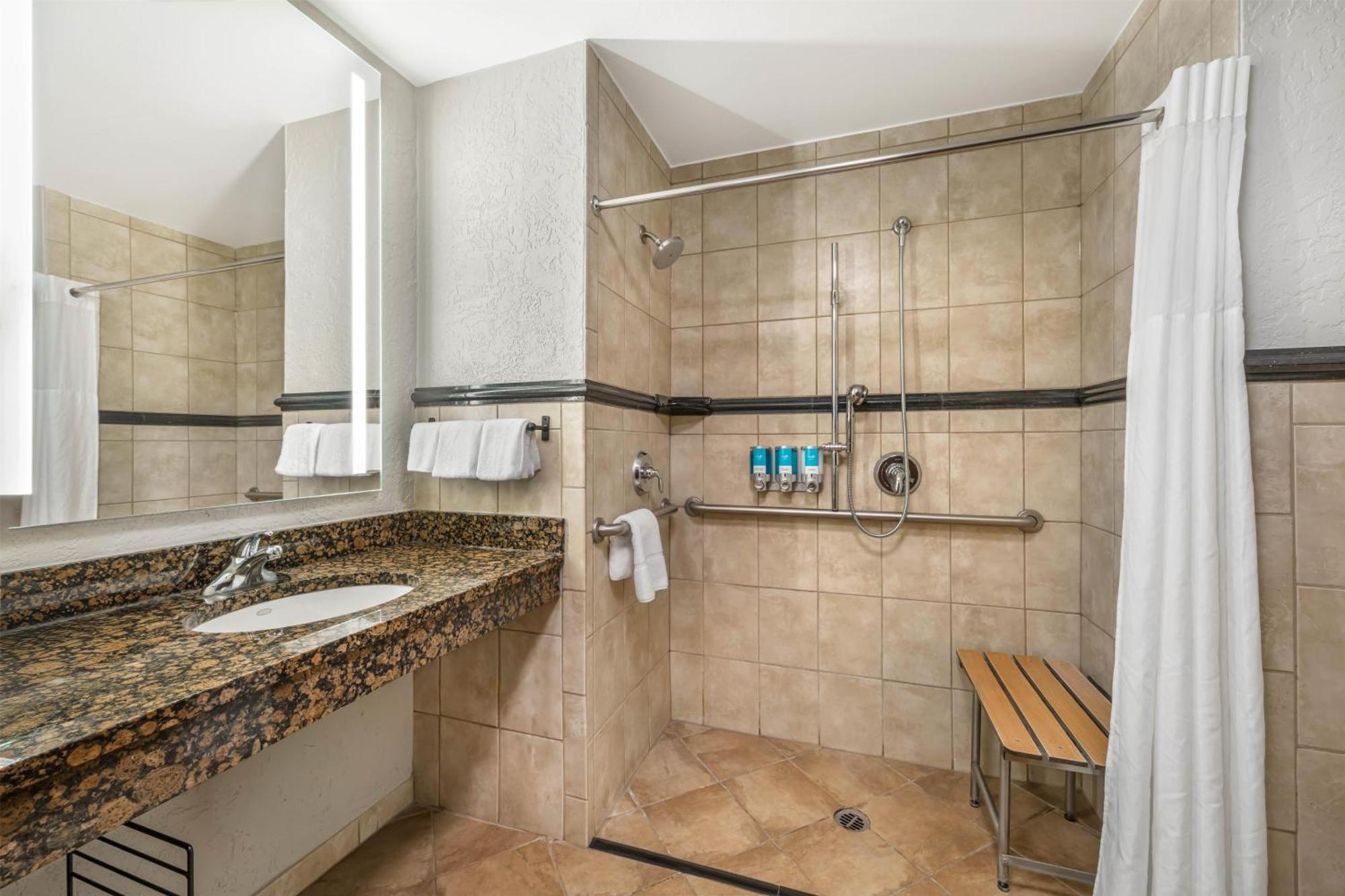 Deluxe Queen Room Two Queen Beds Accessible Roll Shower