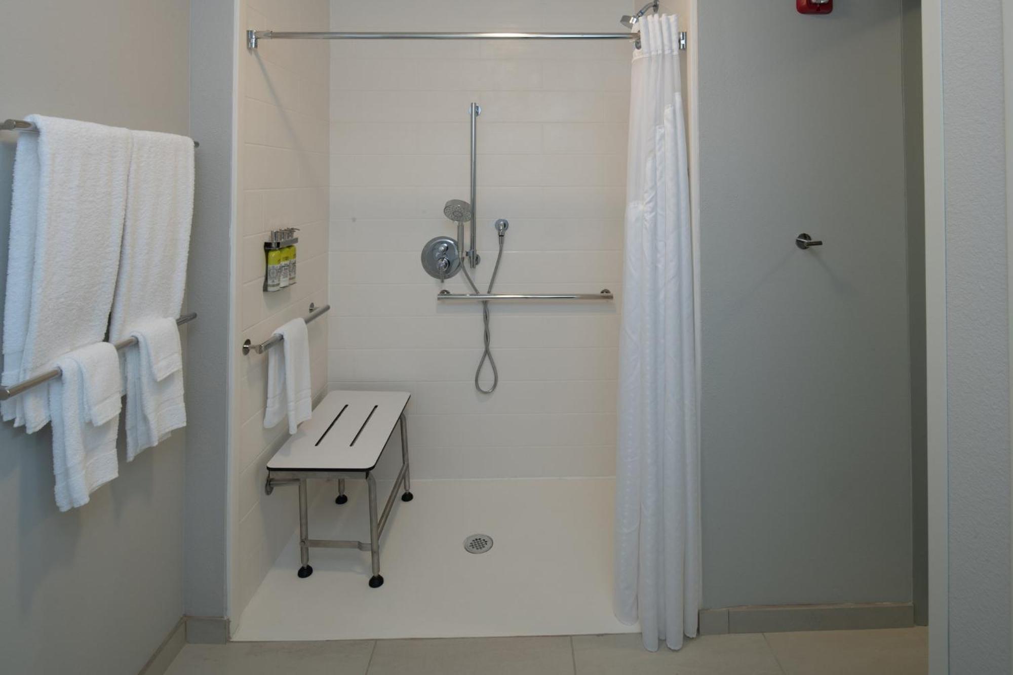King Studio Suite Mobility Access Roll Shower