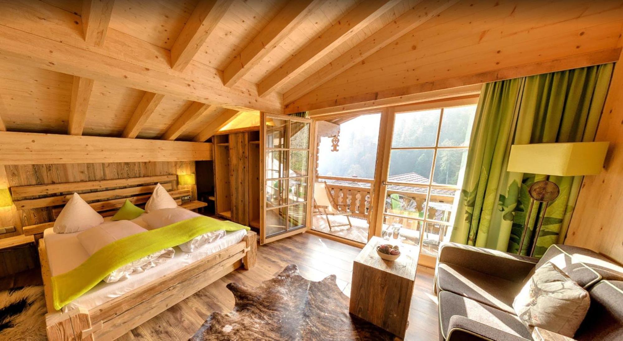 Standard Double Room Sofa Bed Balcony Forest View