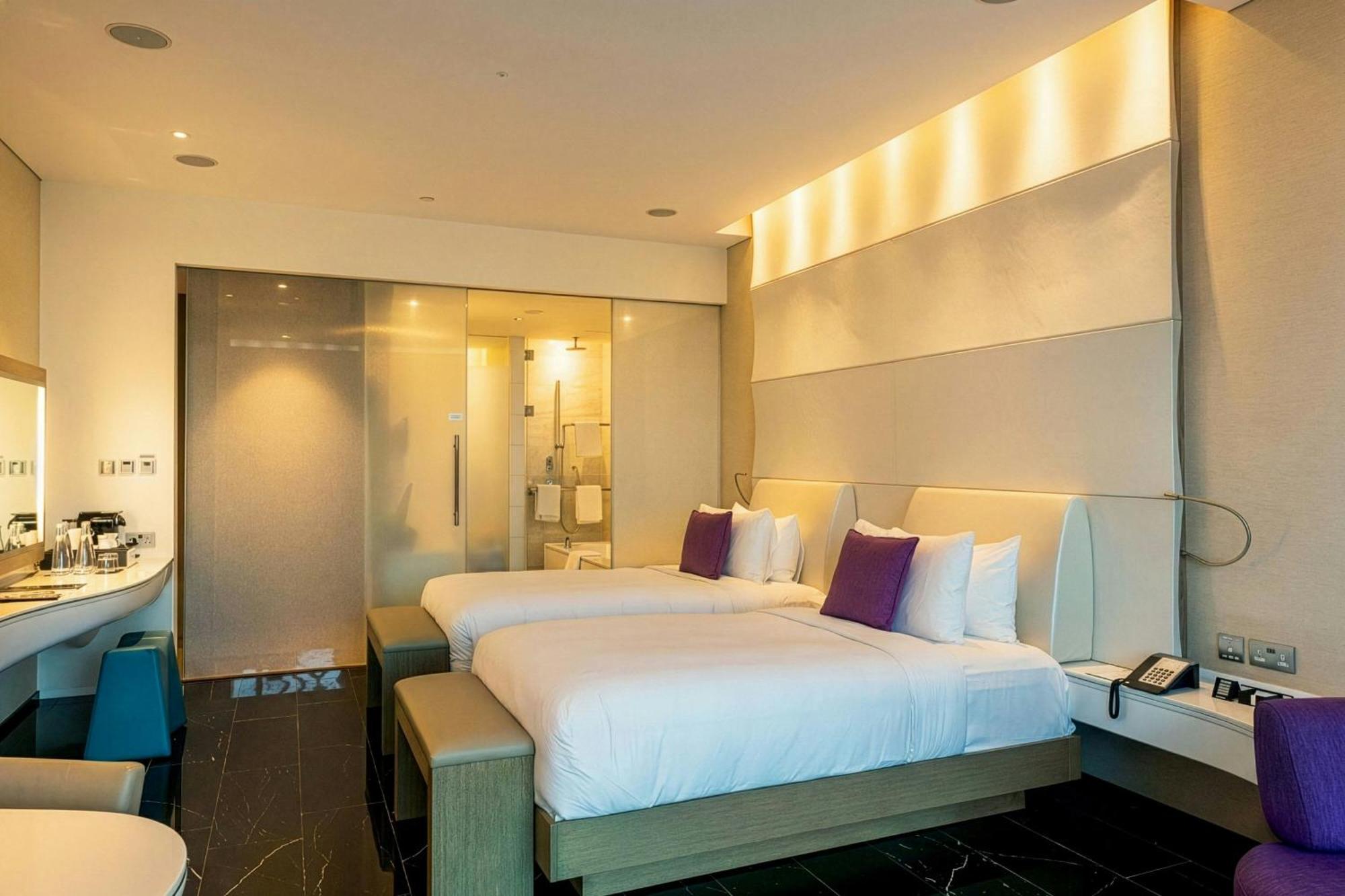 Deluxe Guest Room 2 Twin or Single Beds Marina View Complimentary Yas Beach Access