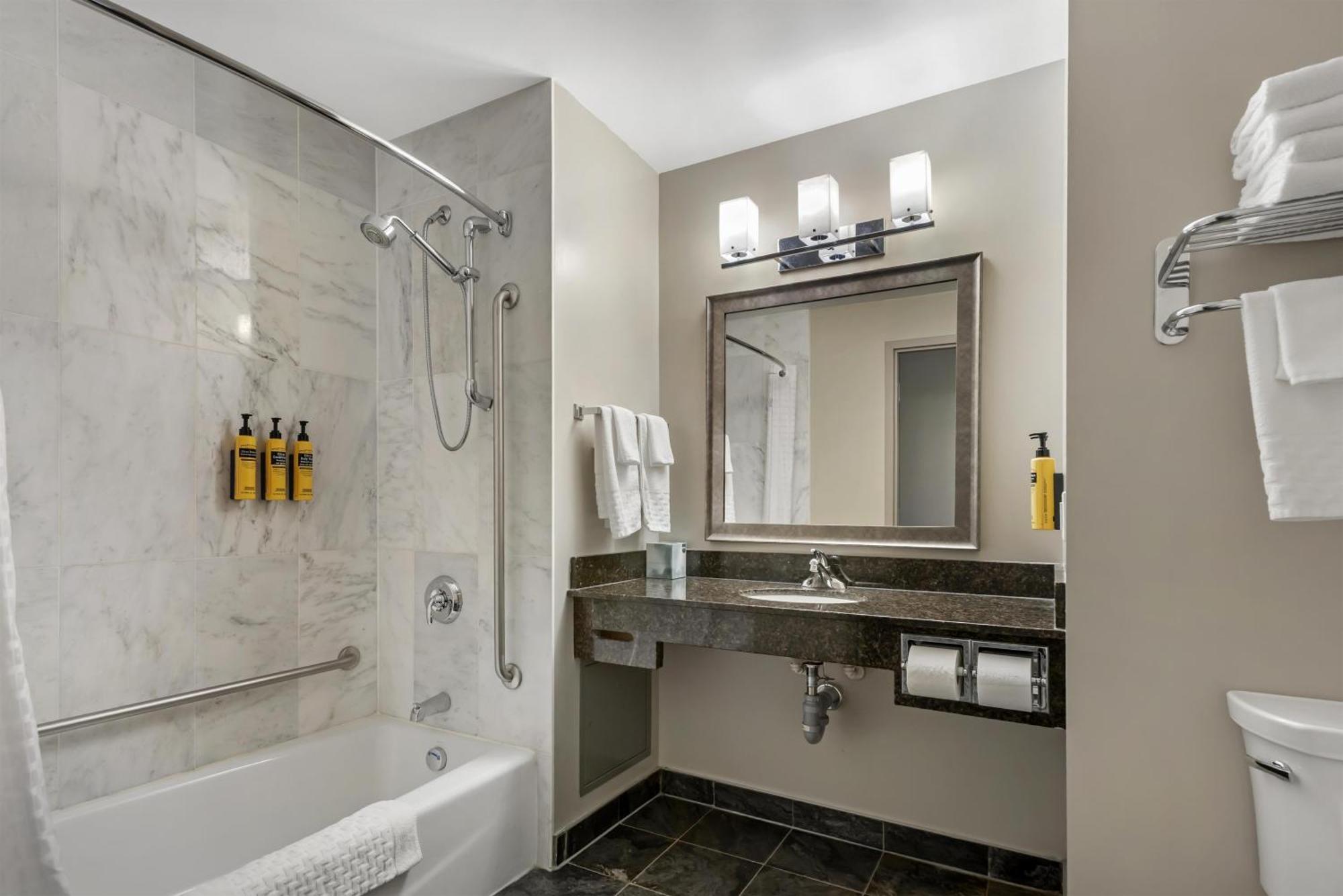 Queen Room Two Queen Beds Bath Tub Disability Access or Non-Smoking