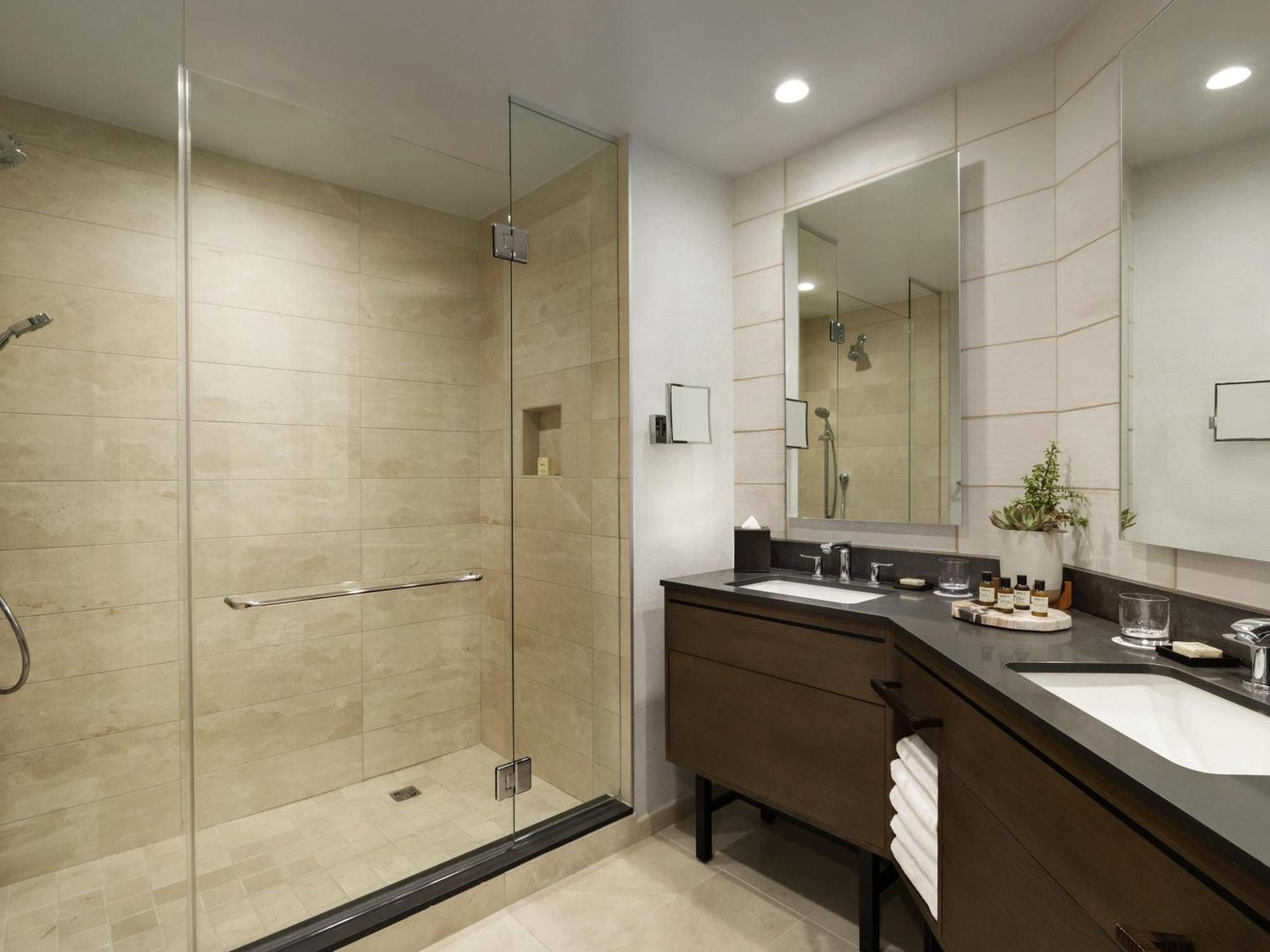 Fairmont King Room Roll Shower Patio or Balcony Mobility Accessible