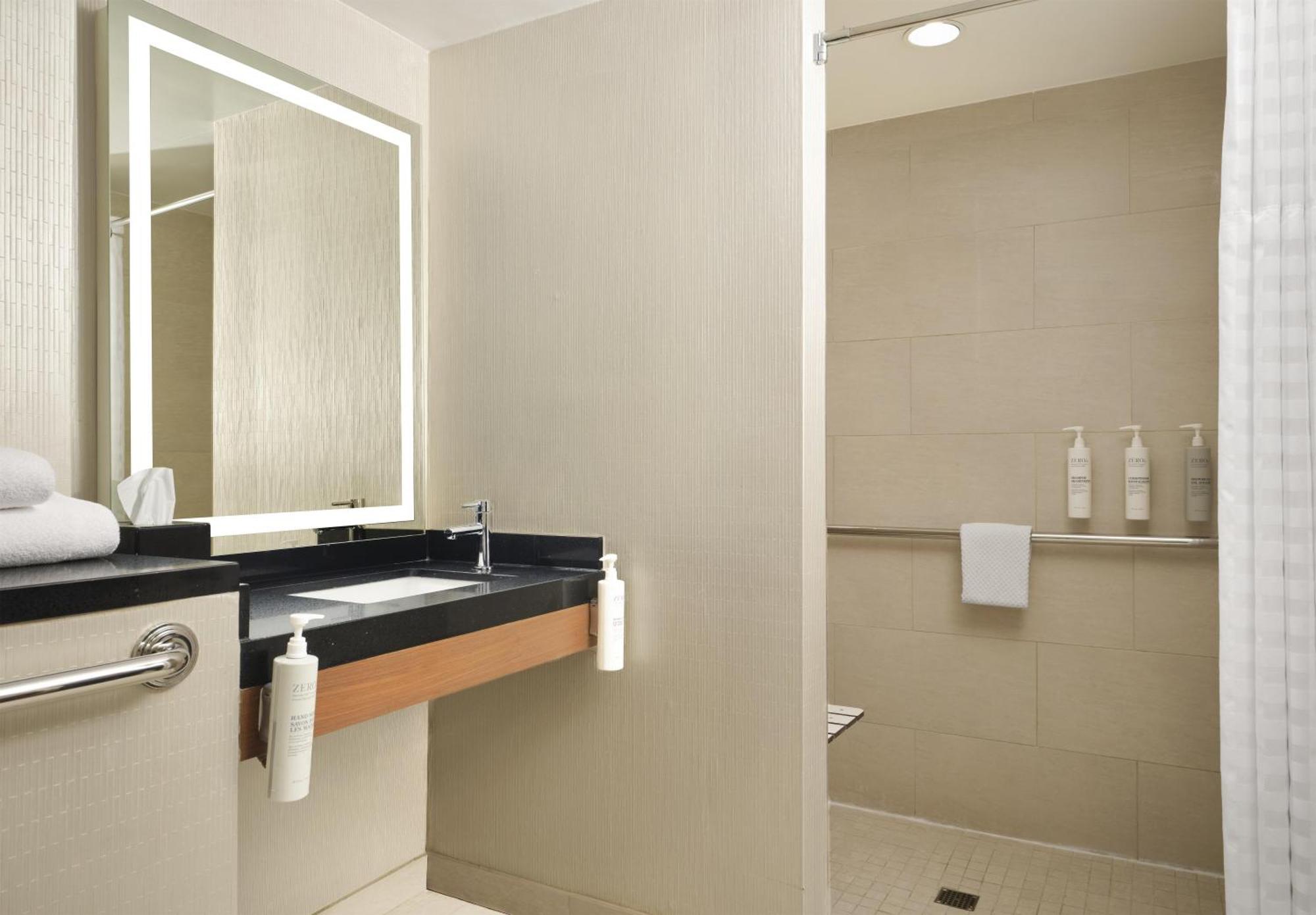 One-Bedroom King Suite Roll Shower Mobility Access or Non-Smoking