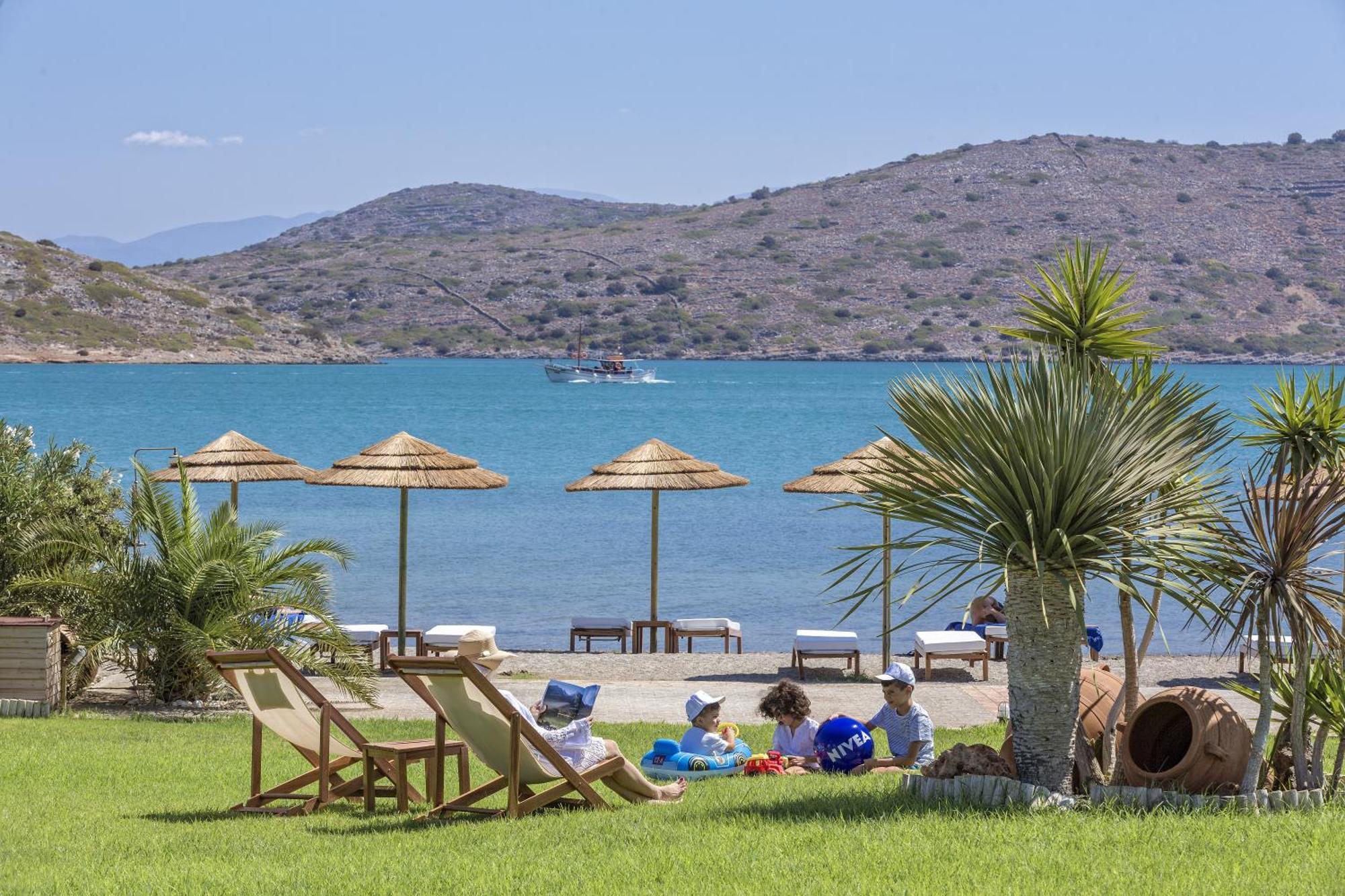 Elounda Seafront Villa Private Pool with Sea View
