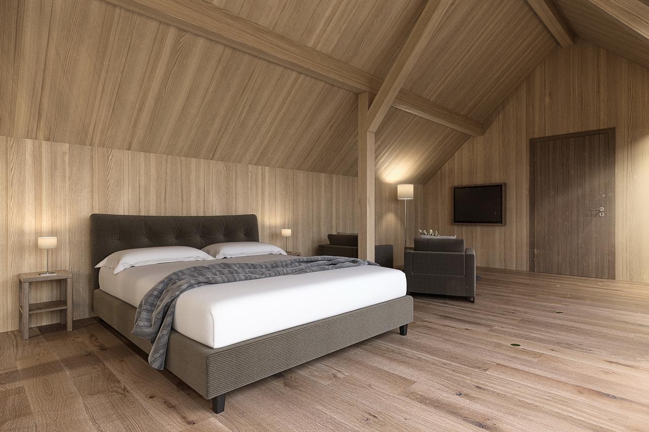 Suite mit Balkon und Gartenblick