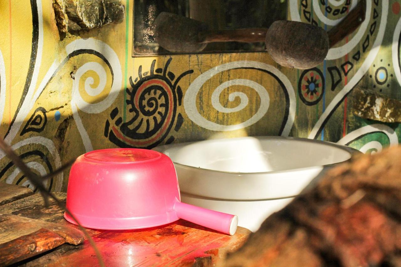 Jungle bungalow with shared bathroom