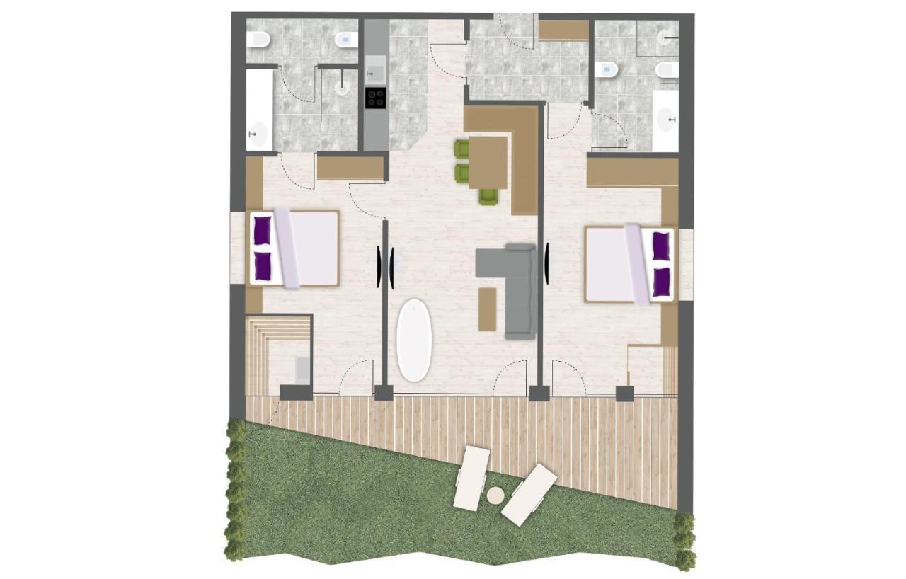 Superior Apartment mit Sauna