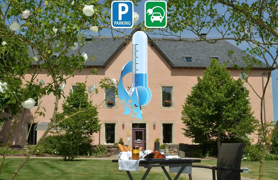HÔTEL LA FERME DE BOURRAN - RODEZ - parking privé avec bornes pour voitures électriques-1