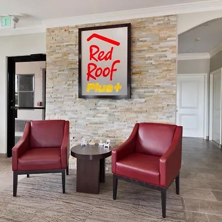 Red Roof Inn Plus + Galveston - Beachfront-3