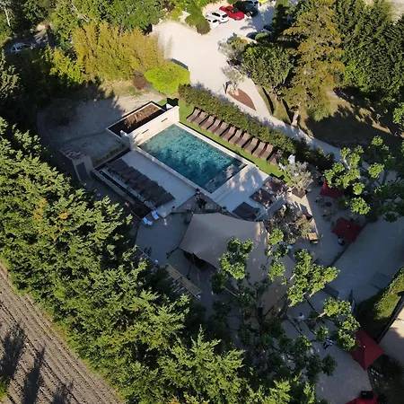 Domaine des Grès Luberon - Hôtel 4 étoiles - Restaurant Sous les Platanes - Restaurant 901 côté piscine-3