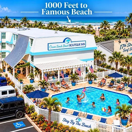 New 2026-Ocean Sands Beach Boutique Inn-24Hr Sauna And Salt-Mineral Pool-Free Beach Bikes And Famous Beach-Fresh Baked Cookies-Popcorn-In Room Bathrobes-Sunscreen-65 Inch Tvsnetflix-Bedside Candy-Free Laundry- 4 Grand Black Beds-Call & Save-1-252-Aha-3