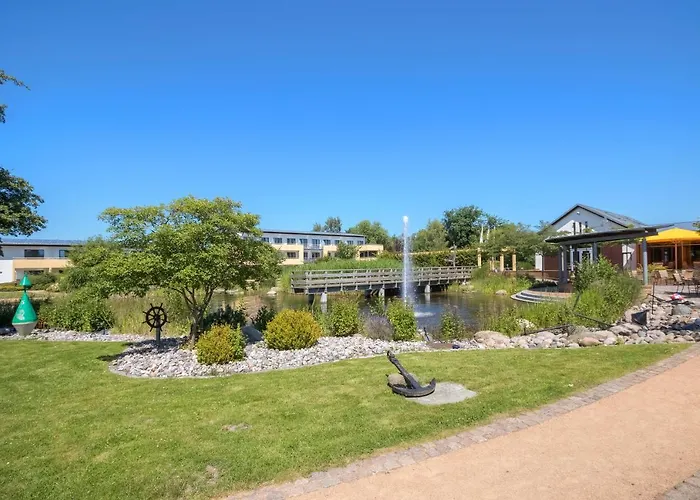 Familien Wellness Hotel Seeklause mit großem Abenteuerspielplatz Piraten-Insel-Usedom Trassenheide