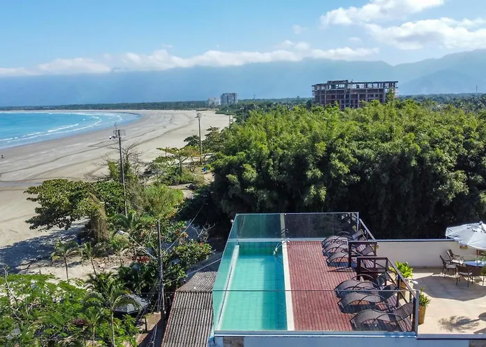 Pousada Conca di Mare - Restaurante próprio - Pé na areia Bertioga