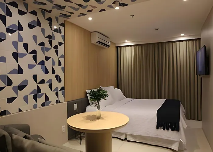 Flat melhor localização Hotel Athos Bulcão